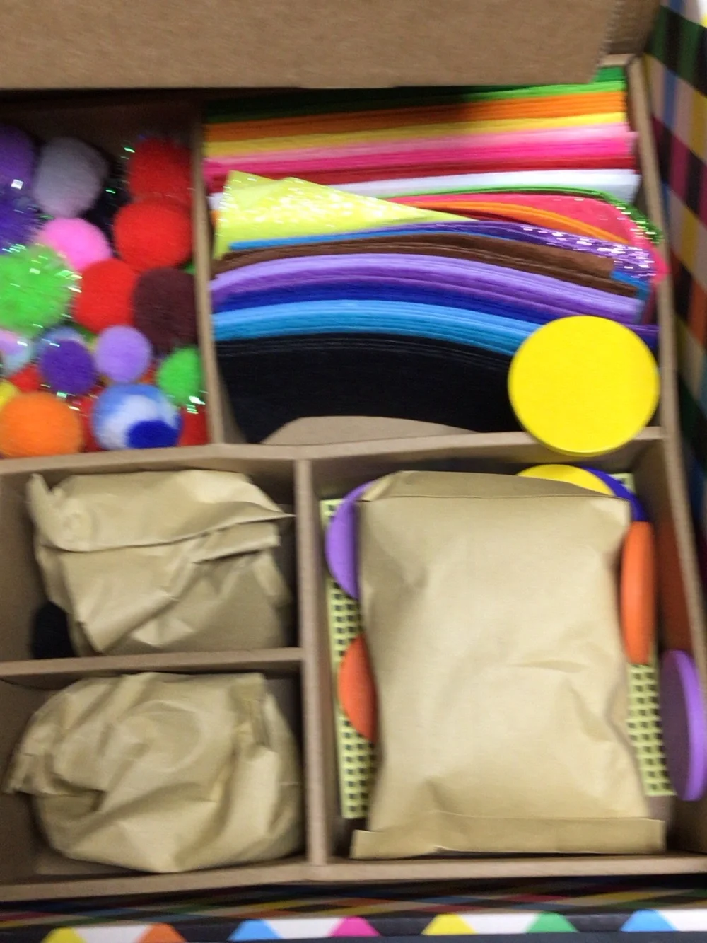 Mix of Colorful Craft Buttons for Home Party Supplies - Multicolor please read